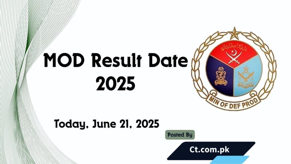 MOD Result Date 2025 BS 1 to 16