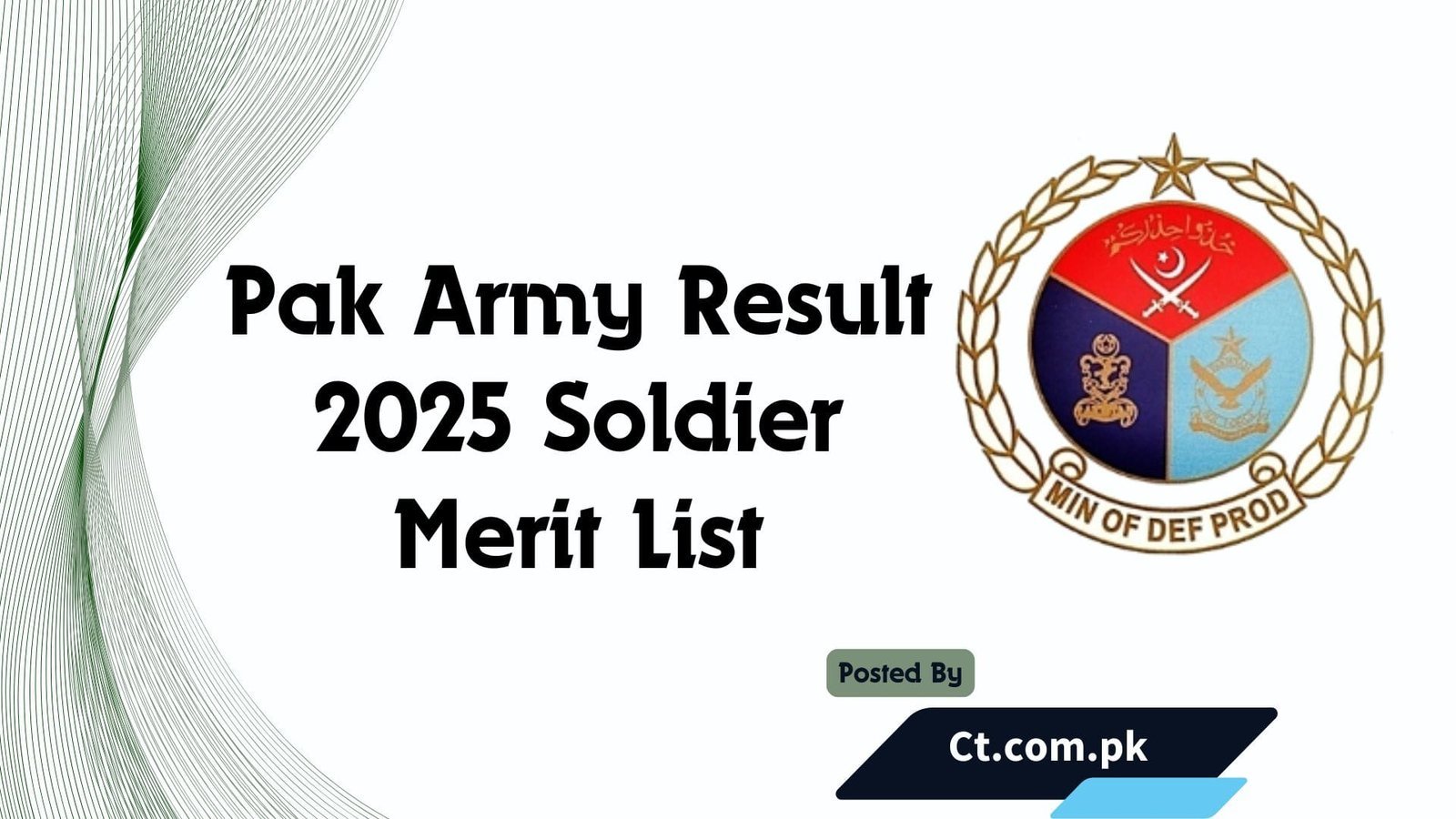 MOD Result 2025 Merit List Check By CNIC