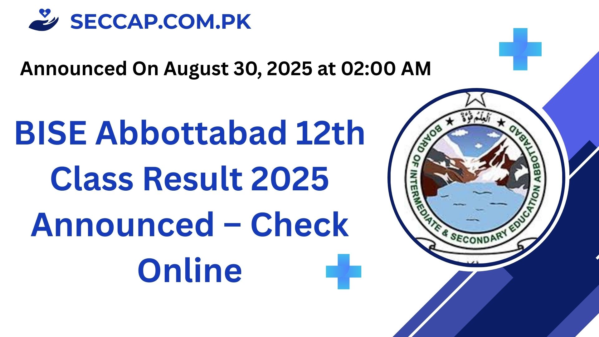 BISE Abbottabad 12th Class Result 2025 Announced – Check Online