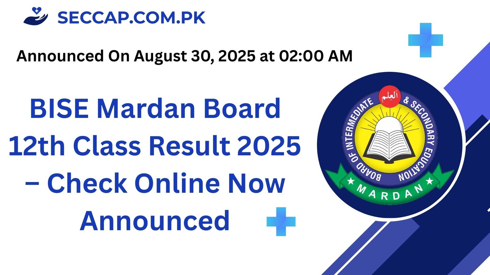 BISE Mardan Board 12th Class Result 2025 – Check Online Now Announced