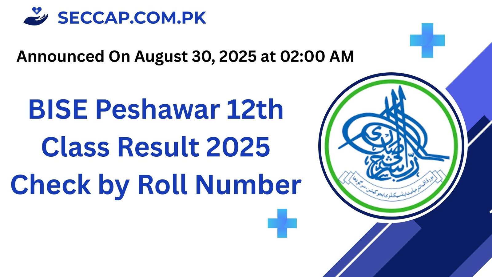 BISE Peshawar 12th Class Result 2025 Check by Roll Number
