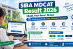SIBA MDCAT 2026 was held on Sunday, September 20, 2026. Learn about exam date confirmation, roll number slip details, passing criteria and how to obtain an official result online after placement. The SIBA MDCAT result is announced on Friday, September 25, 2026. The students can check thier result at www.iba-suk.edu.pk