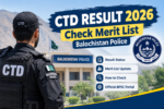CTD Balochistan Police Result 2026 Check Online at balochistanpolice.gov.pk