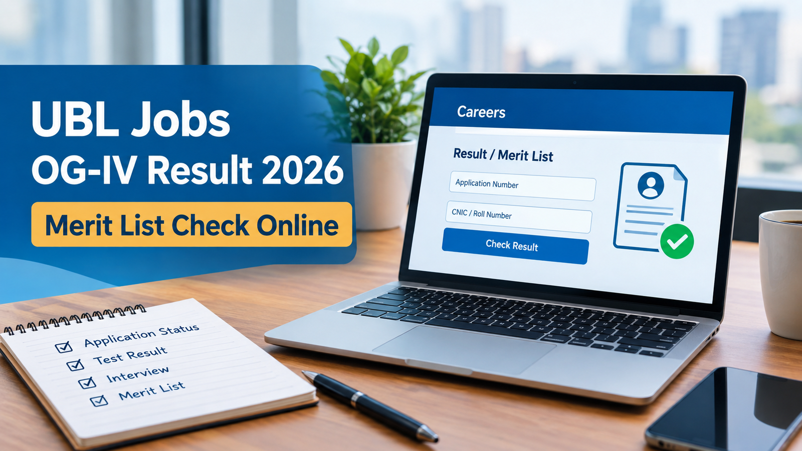 UBL OG-IV Result 2026 Merit List Check Online