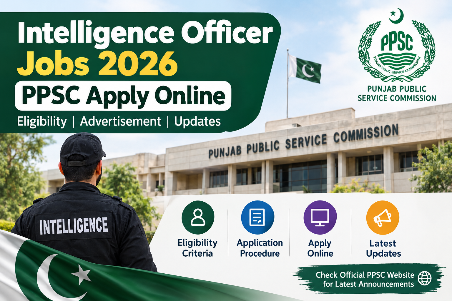 Intelligence Officer Jobs 2026 BPS-14 PPSC Apply Online